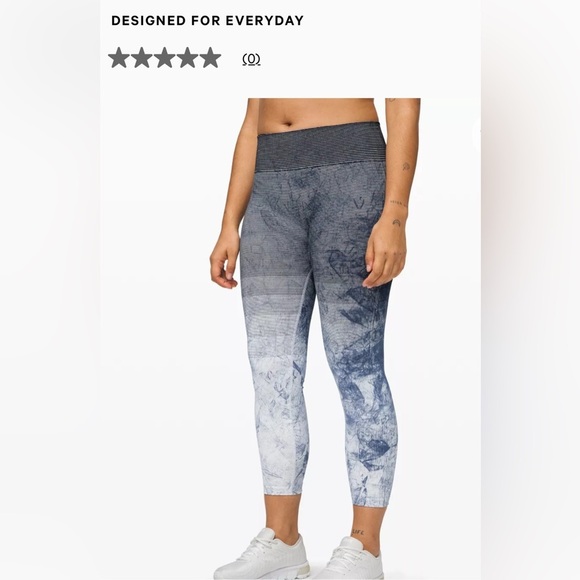 lululemon Ebb to Train Tight Wash leggings sz 6 - Picture 6 of 6